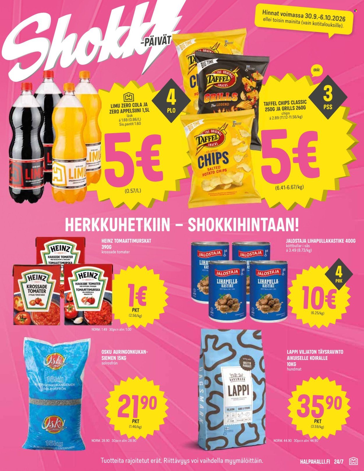 HalpaHalli tarjoukset - 30.09.2026 - 06.10.2026. Sivu 5