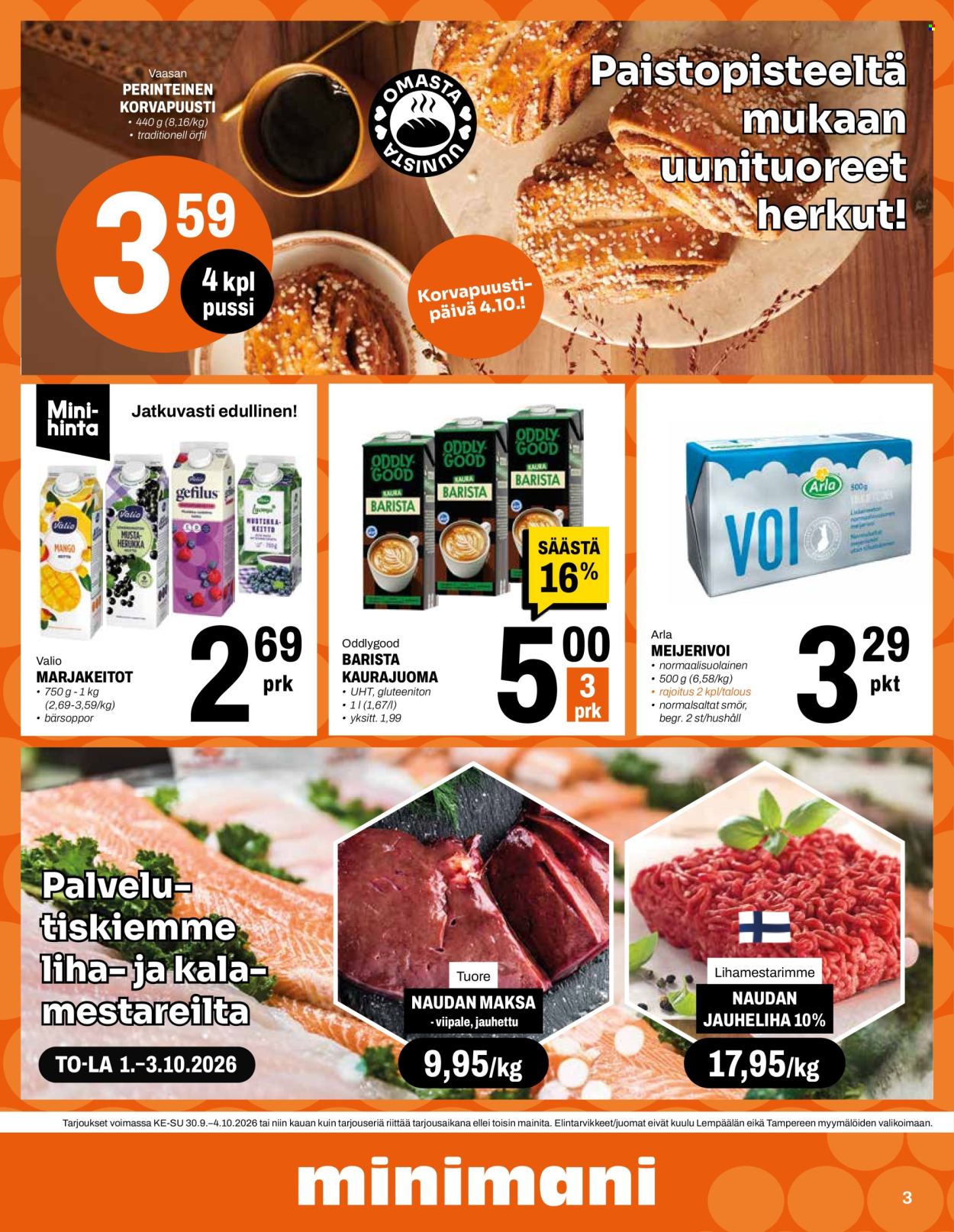 Minimani tarjoukset - 30.09.2026 - 04.10.2026. Sivu 3