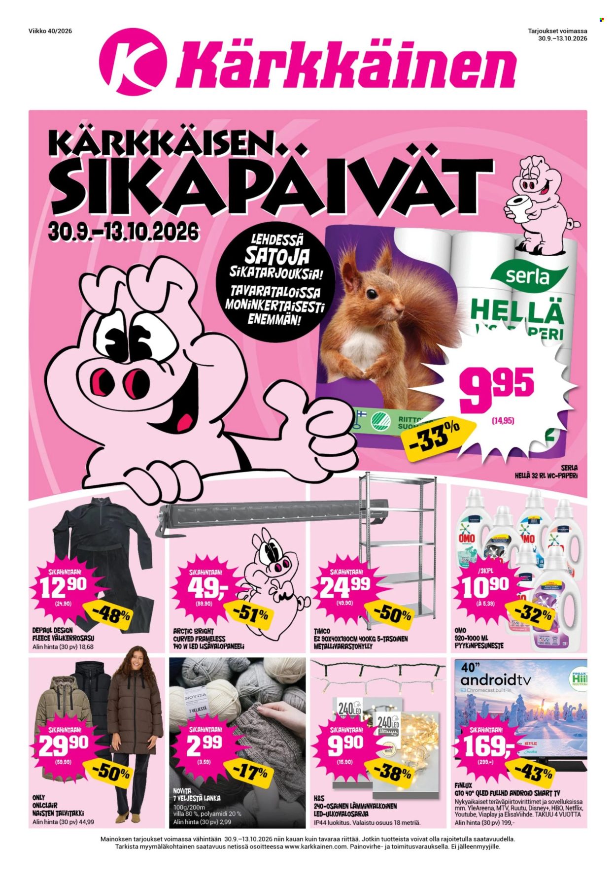 Kärkkäinen tarjoukset - 30.09.2026 - 13.10.2026. Sivu 1