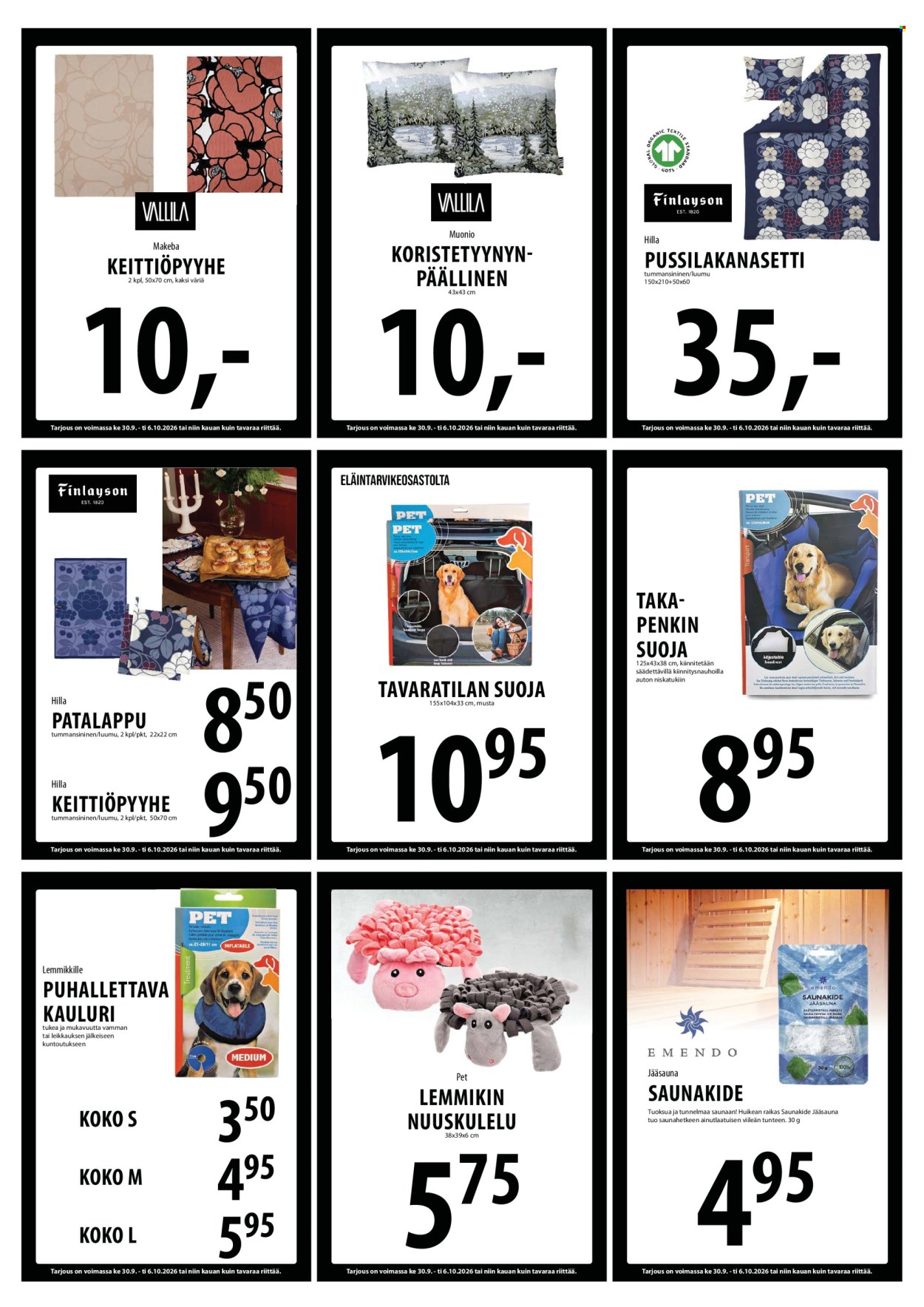 Tuuri tarjoukset - 30.09.2026 - 06.10.2026. Sivu 18