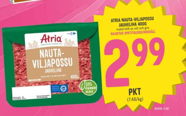ATRIA NAUTA-VILJAPOSSU JAUHELIHA 400G