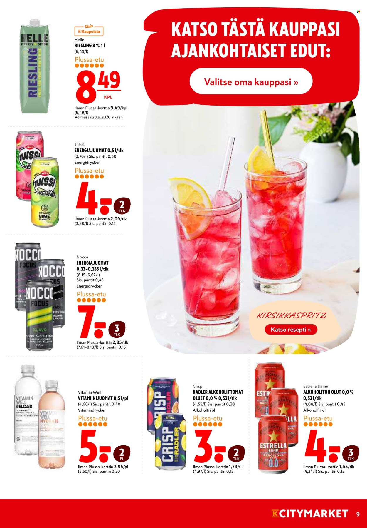 K-citymarket tarjoukset - 01.10.2026 - 04.10.2026. Sivu 9