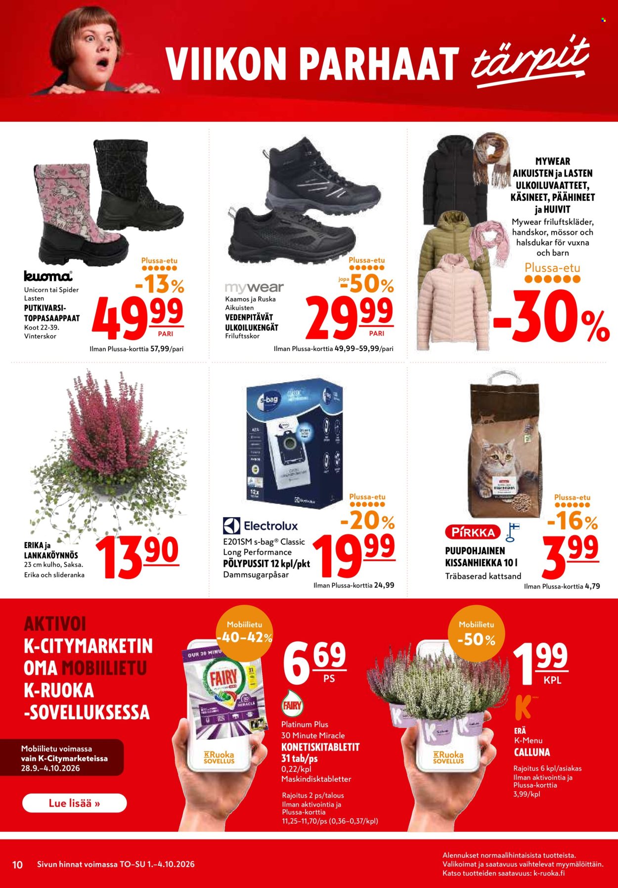 K-citymarket tarjoukset - 01.10.2026 - 04.10.2026. Sivu 10