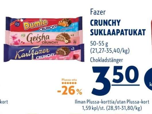 Fazer CRUNCHY SUKLAAPATUKAT
