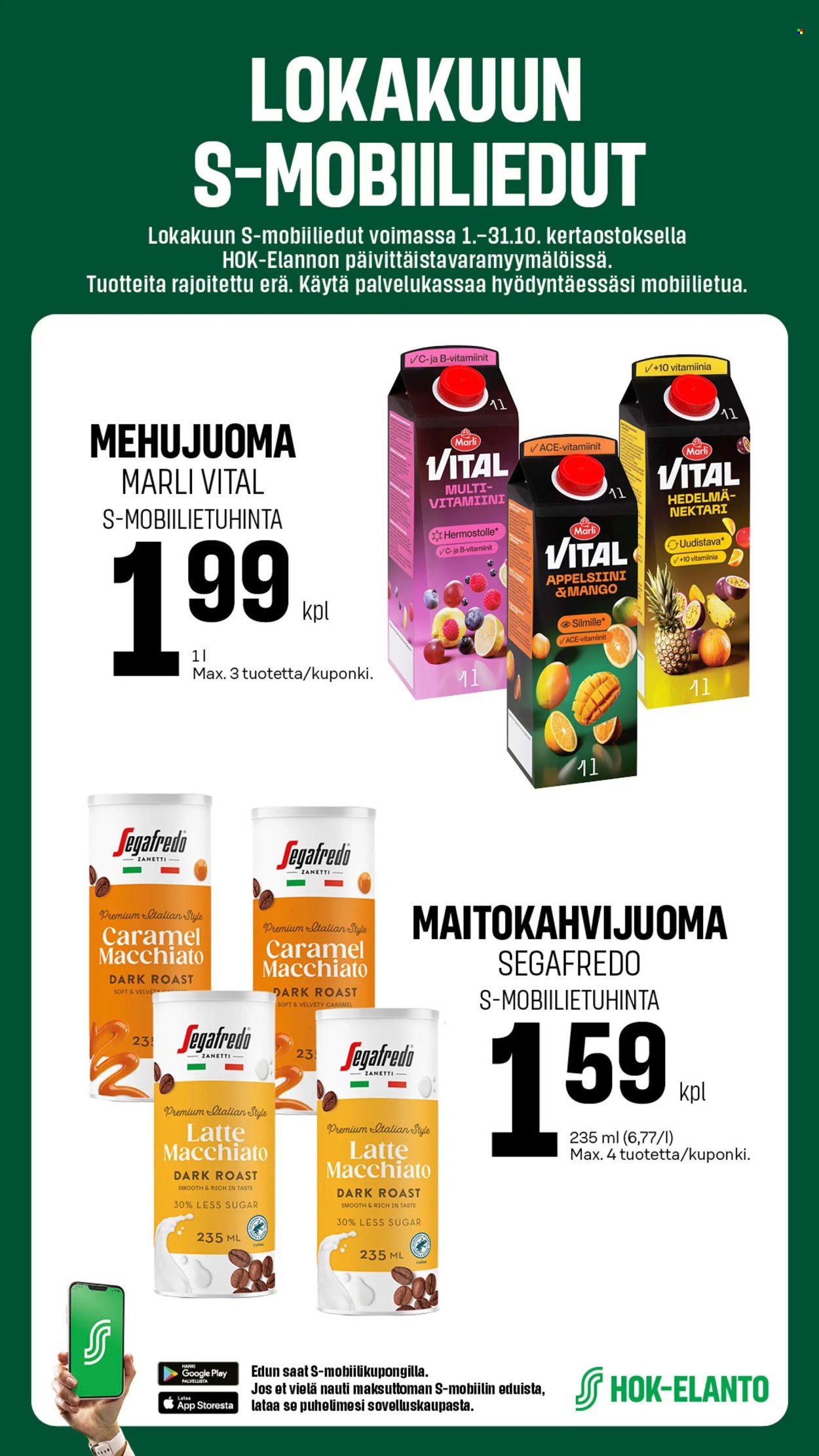 S-market tarjoukset - 01.10.2026 - 31.10.2026. Sivu 1
