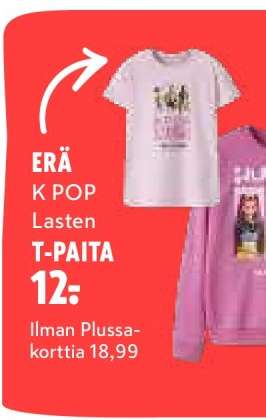 ERÄ K POP Lasten T-PAITA
