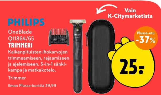 PHILIPS OneBlade QP1864/65 TRIMMERI