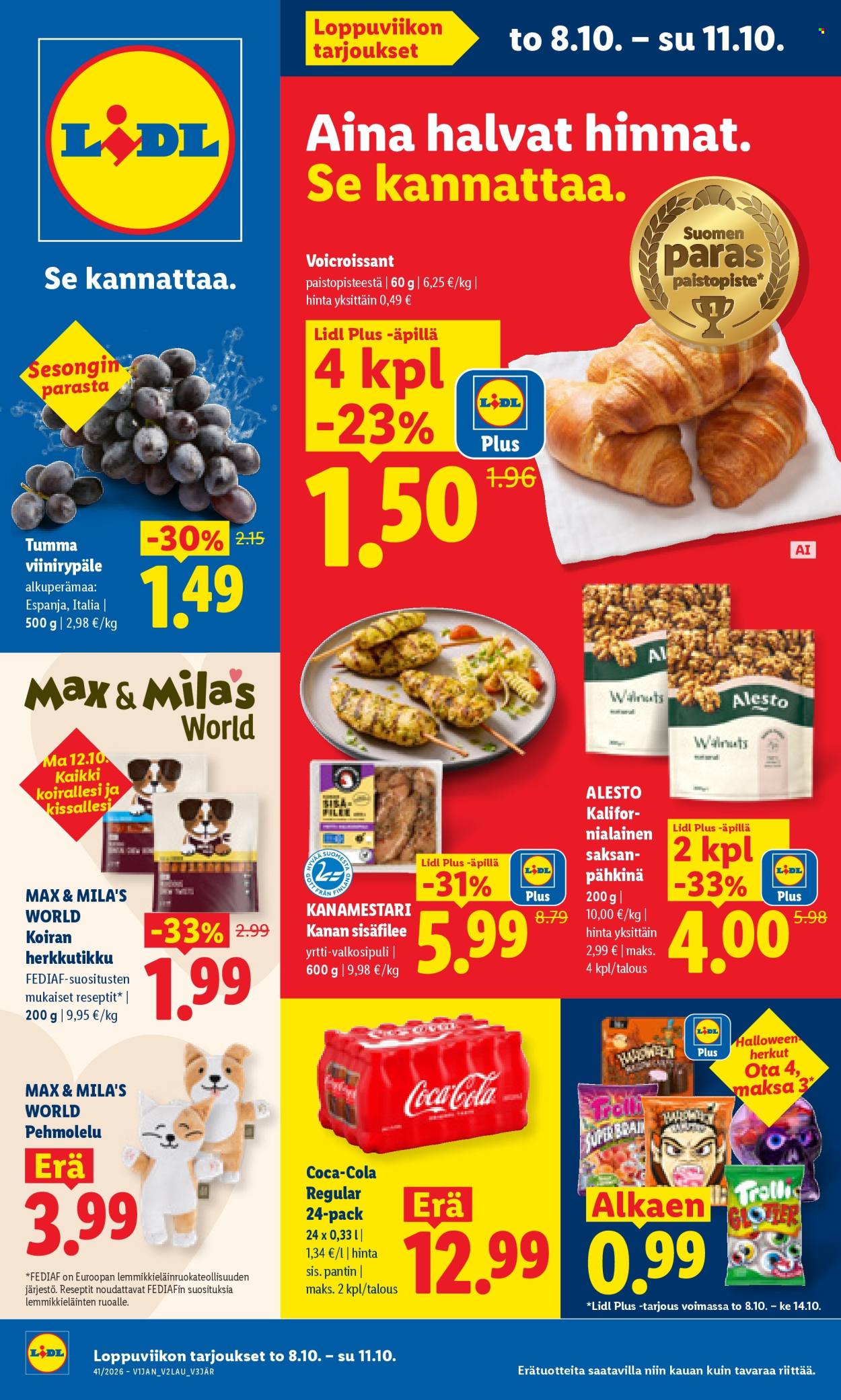 Lidl tarjoukset - 08.10.2026 - 11.10.2026. Sivu 1
