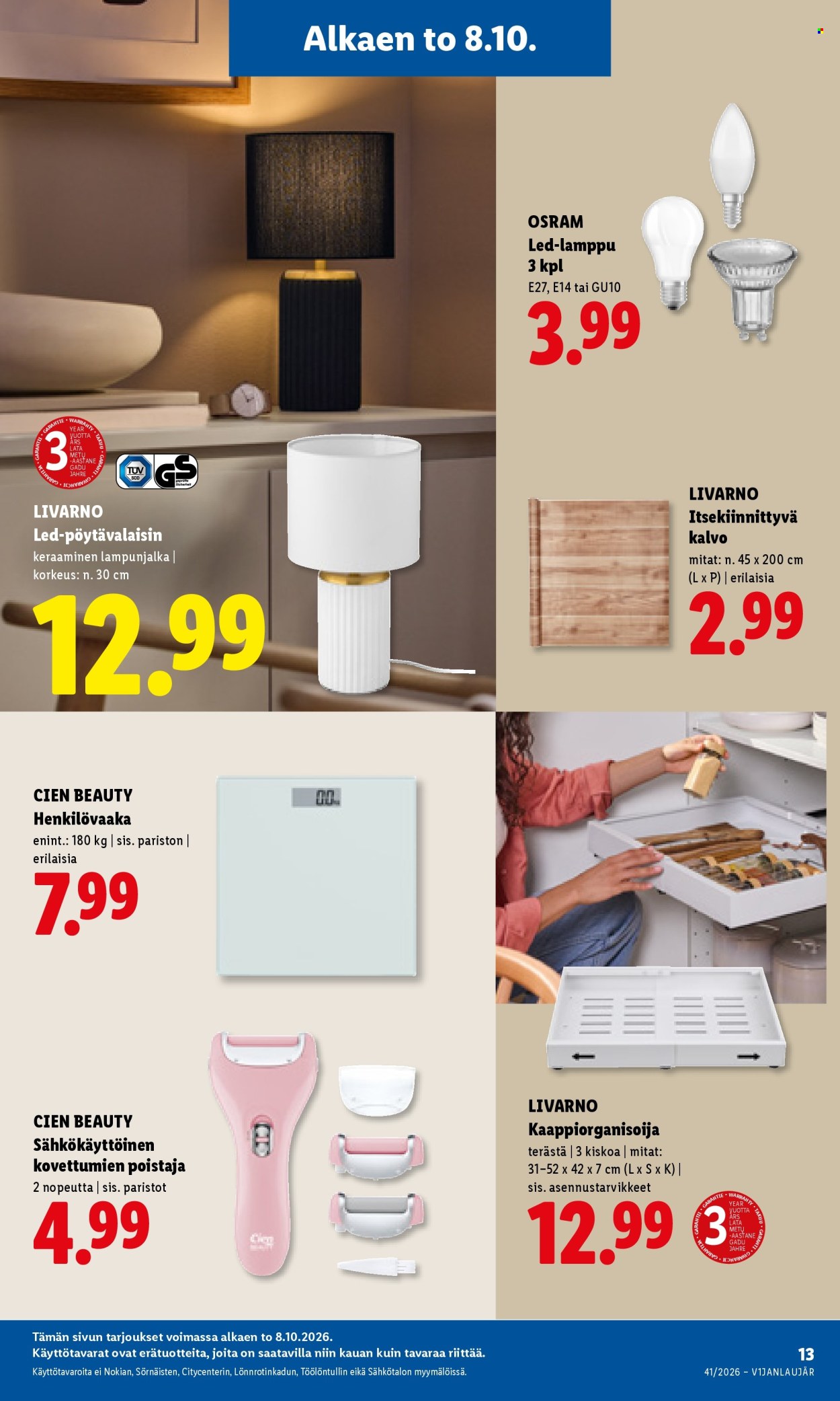 Lidl tarjoukset - 08.10.2026 - 11.10.2026. Sivu 19