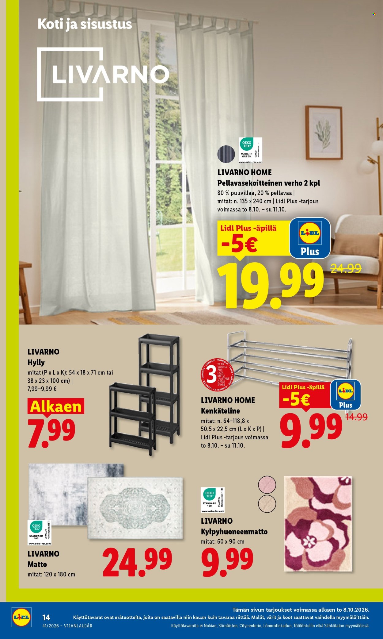 Lidl tarjoukset - 08.10.2026 - 11.10.2026. Sivu 20