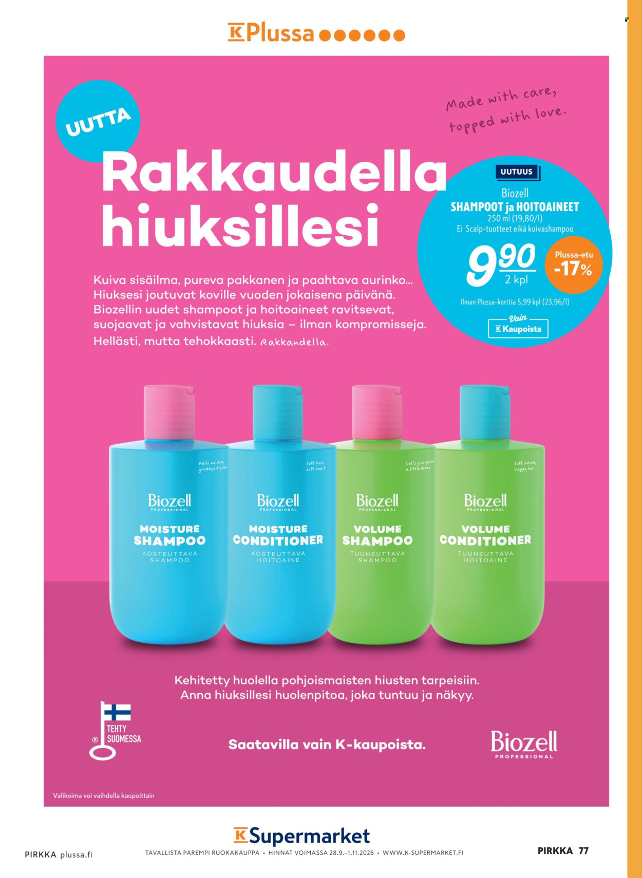 K-citymarket tarjoukset - 30.09.2026 - 03.11.2026. Sivu 77
