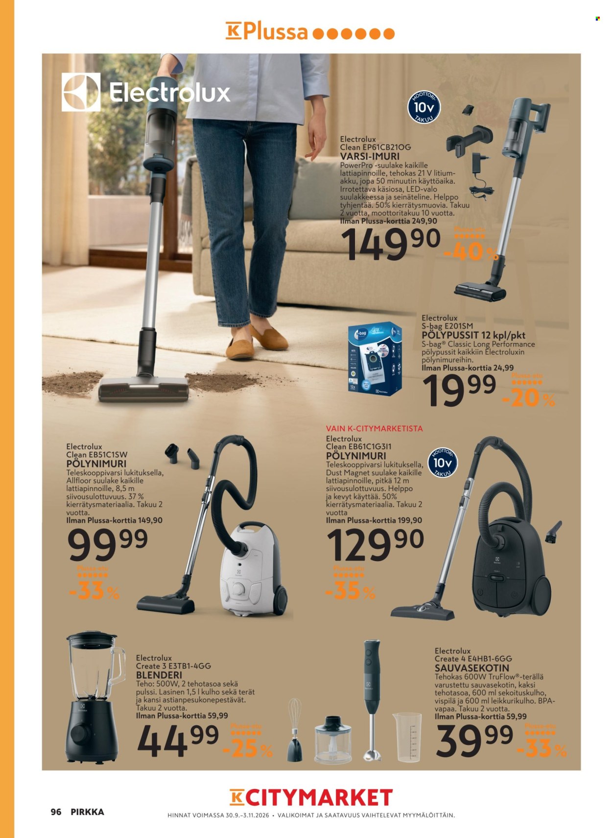 K-citymarket tarjoukset - 30.09.2026 - 03.11.2026. Sivu 96