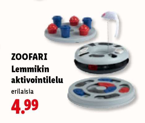 ZOOFARI Lemmikin aktivointilelu