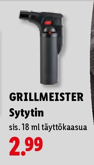 GRILLMEISTER Sytytin