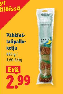 Pähkinä-talipalloketju