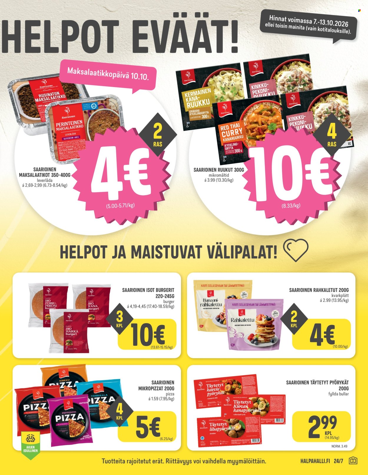 HalpaHalli tarjoukset - 07.10.2026 - 13.10.2026. Sivu 3