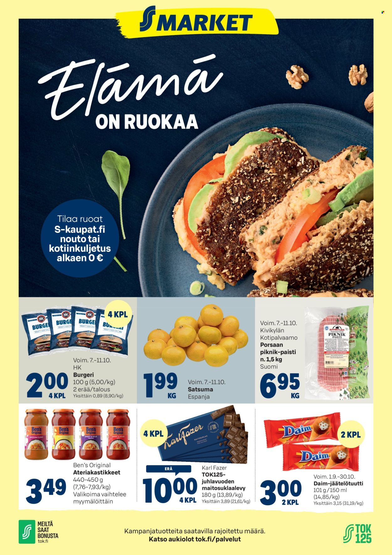 S-market tarjoukset - 07.10.2026 - 11.10.2026. Sivu 1
