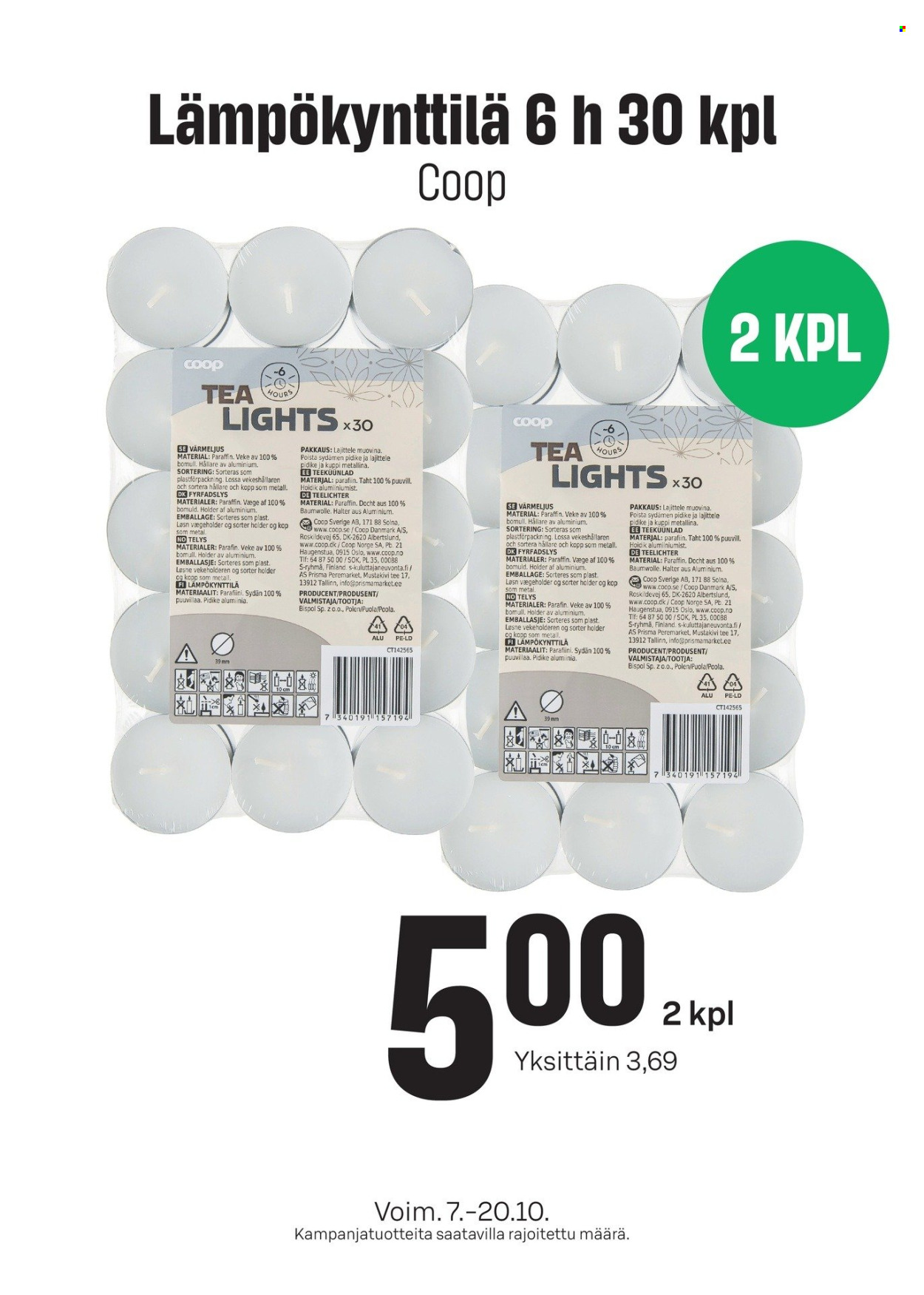 S-market tarjoukset - 07.10.2026 - 20.10.2026. Sivu 2
