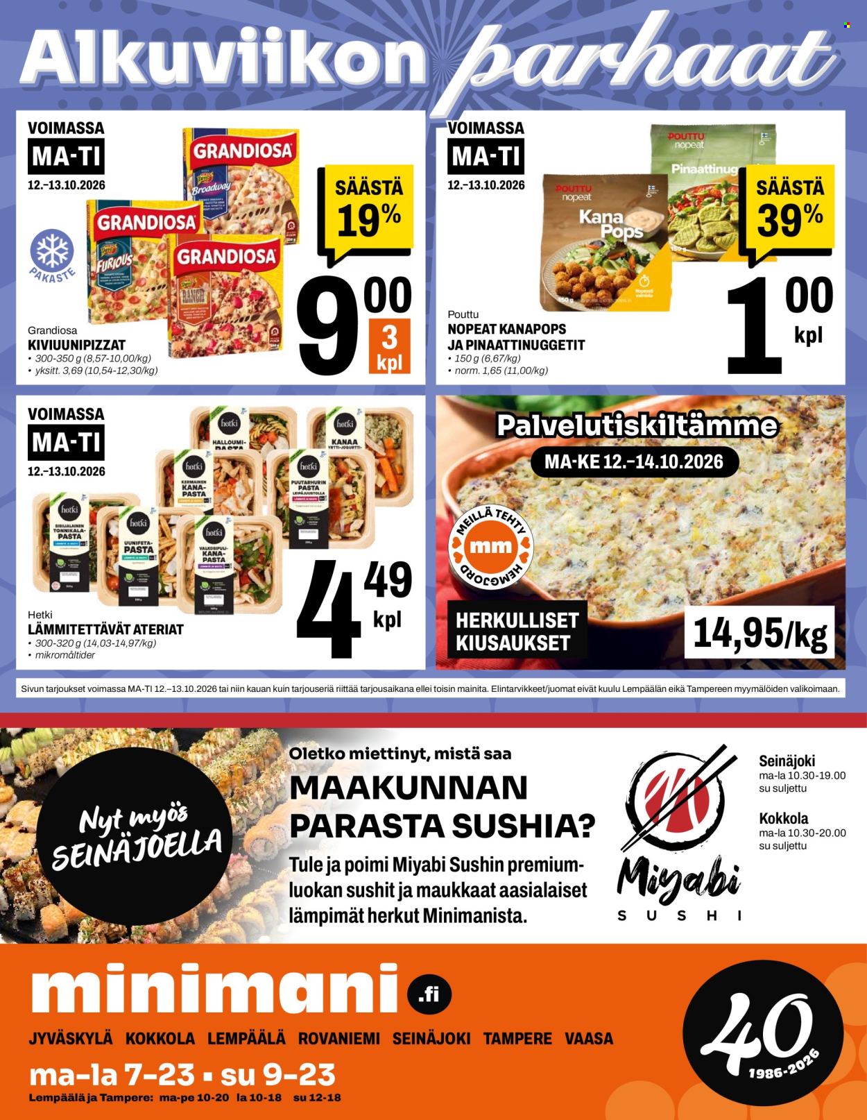 Minimani tarjoukset - 07.10.2026 - 11.10.2026. Sivu 8