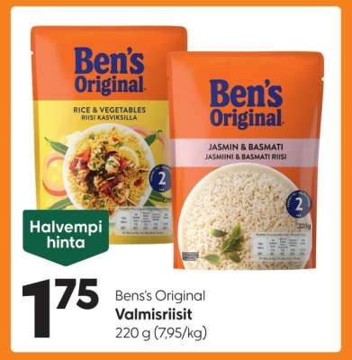 Ben's Original Valmisriisit