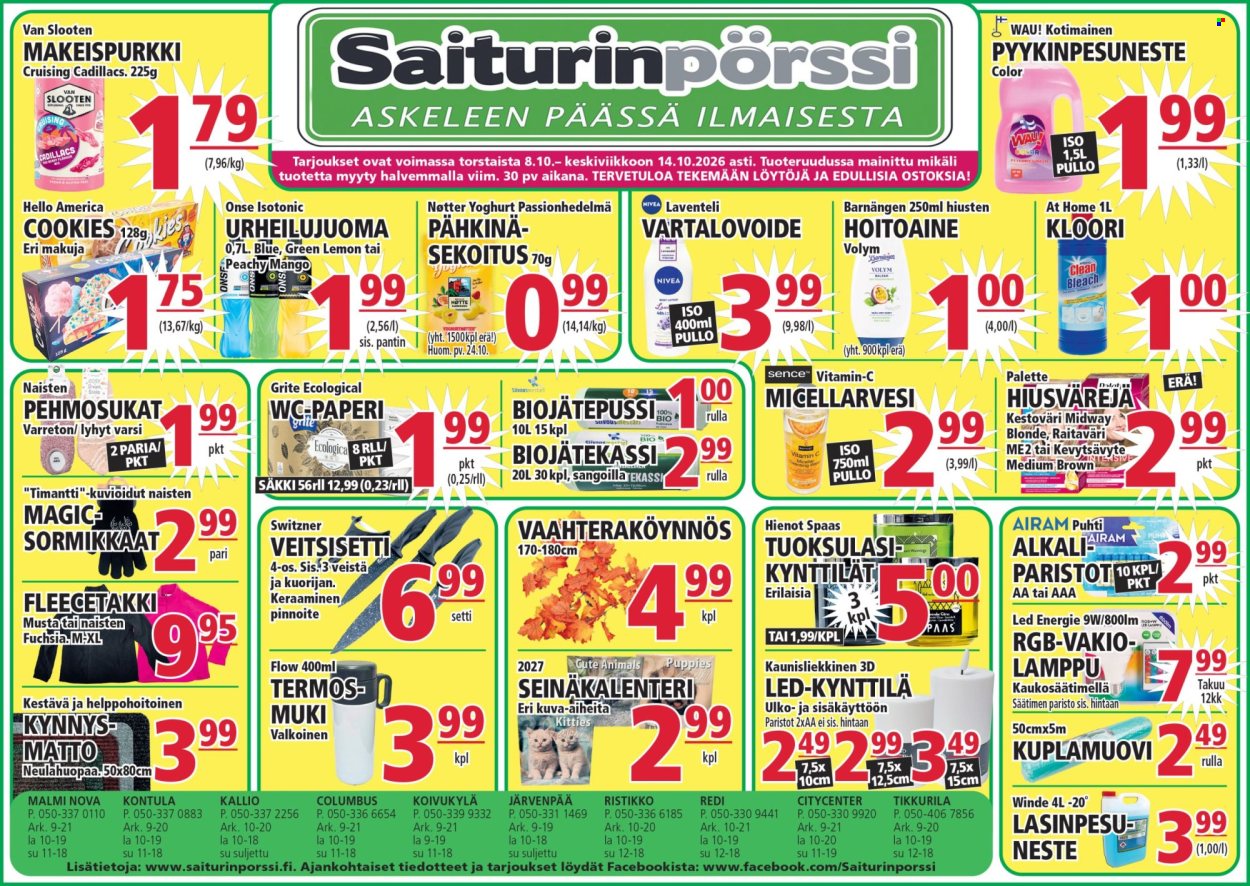 Saiturinpörssi tarjoukset - 08.10.2026 - 14.10.2026. Sivu 1