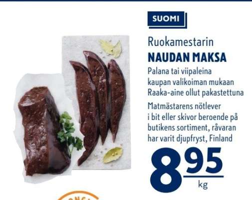 Ruokamestarin NAUDAN MAKSA