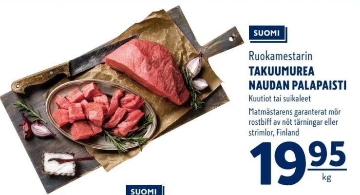 Ruokamestarin TAKUUMUREA NAUDAN PALAPAASTI