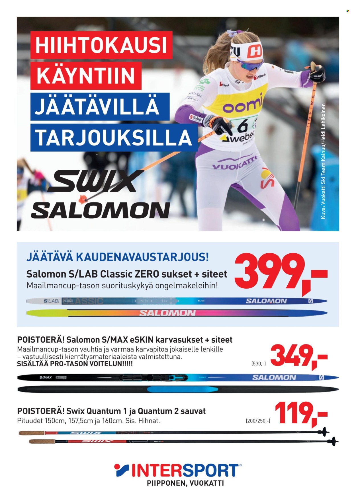 Intersport tarjoukset. Sivu 4