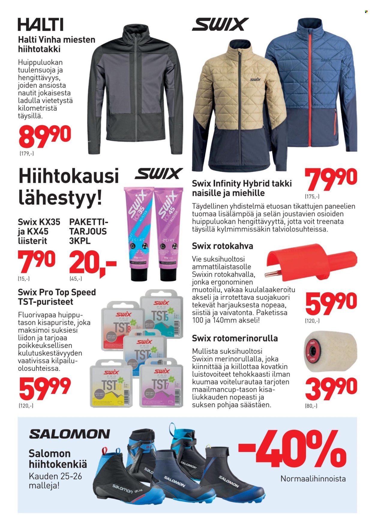 Intersport tarjoukset. Sivu 5