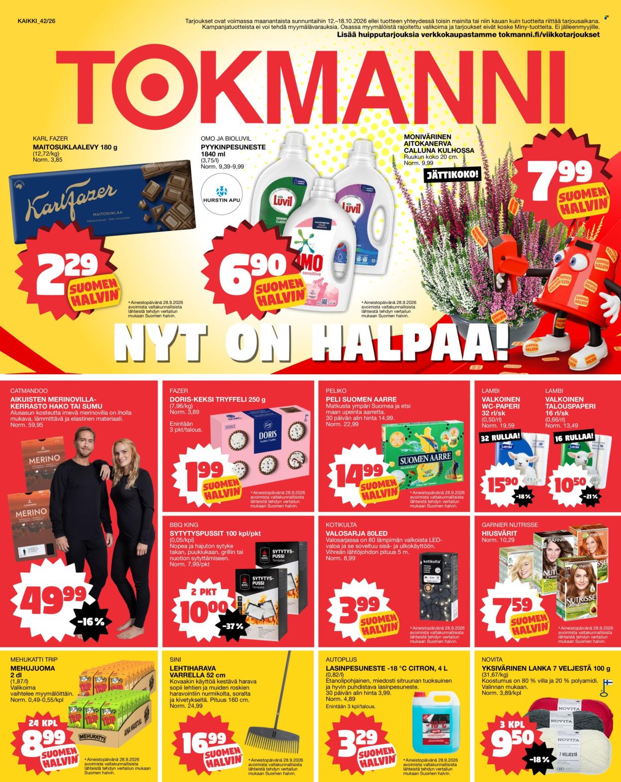 Tokmanni tarjoukset - 12.10.2026 - 18.10.2026. Sivu 1