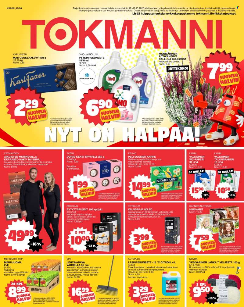 Tokmanni tarjoukset  - 12.10.2026 - 18.10.2026.