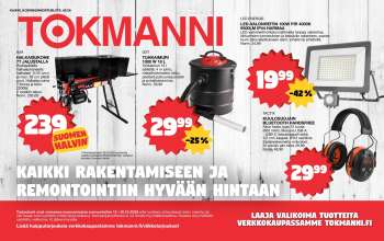 Tokmanni tarjoukset  - 12.10.2026 - 18.10.2026.