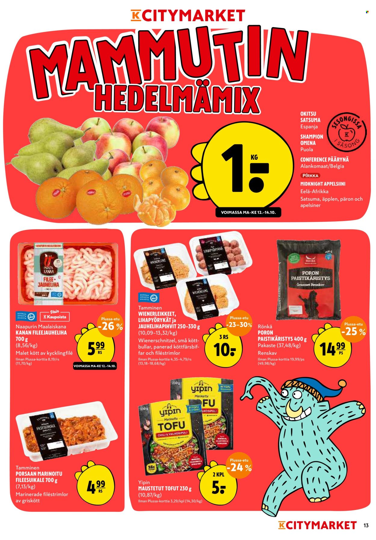 K-citymarket tarjoukset - 12.10.2026 - 18.10.2026. Sivu 13