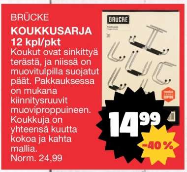 BRÜCKE KOUKKUSARJA 12 kpl/pkt