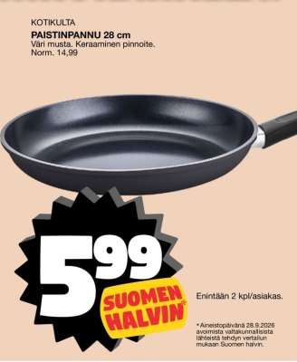KOTIKULTA PAISTINPANNU 28 cm