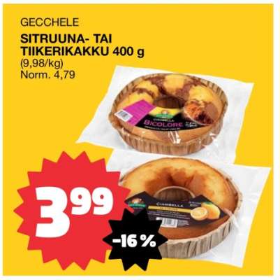 GECHELE SITRUUNA- TAI TIIKERIKAKKU