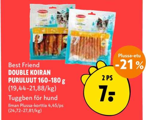 Best Friend DOUBLE KOIRAN PURULUUT 160-180 g