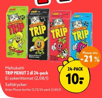 Mehukatti TRIP MEHUT 2 dl 24-pack