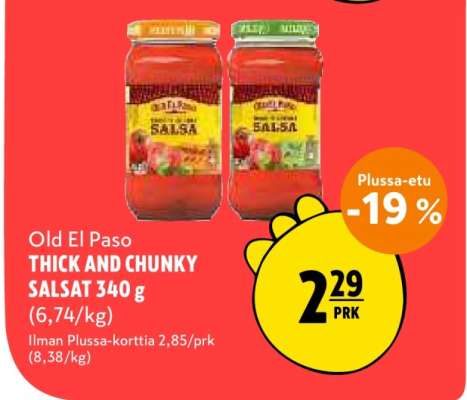 Old El Paso THICK AND CHUNKY SALSAT 340 g