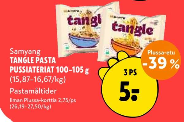 Samyang TANGLE PASTA PUSSIATERIAT 100-105 g