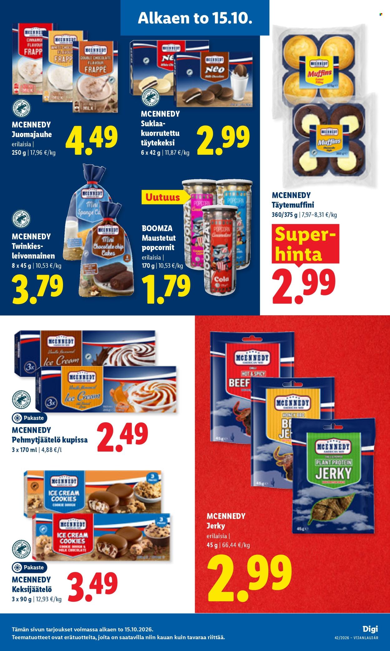 Lidl tarjoukset - 15.10.2026 - 18.10.2026. Sivu 11