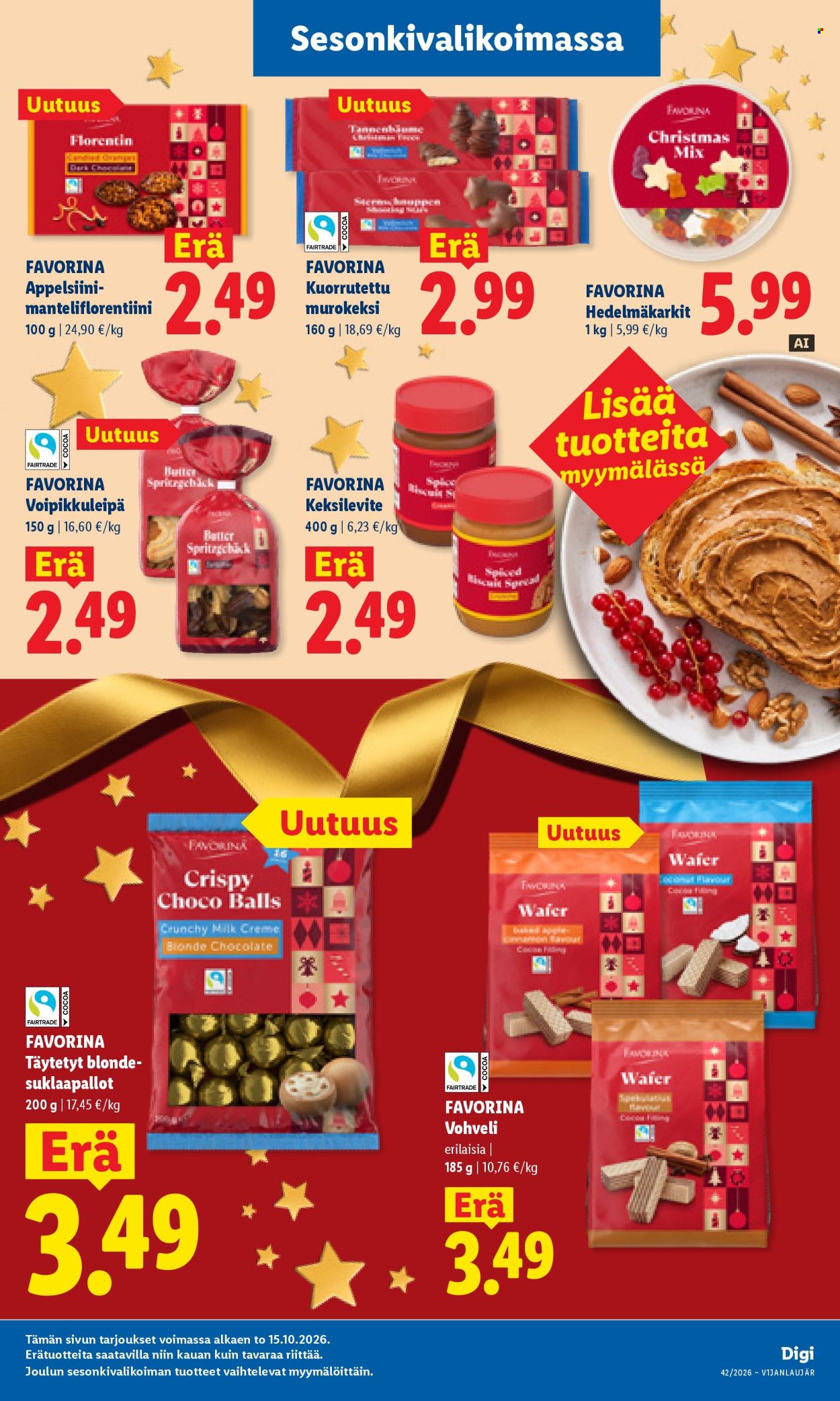 Lidl tarjoukset - 15.10.2026 - 18.10.2026. Sivu 15