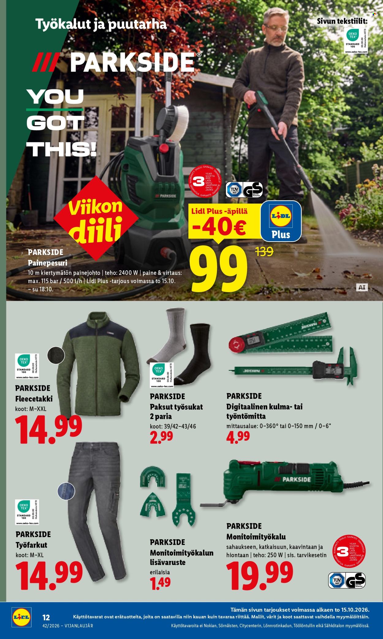 Lidl tarjoukset - 15.10.2026 - 18.10.2026. Sivu 18