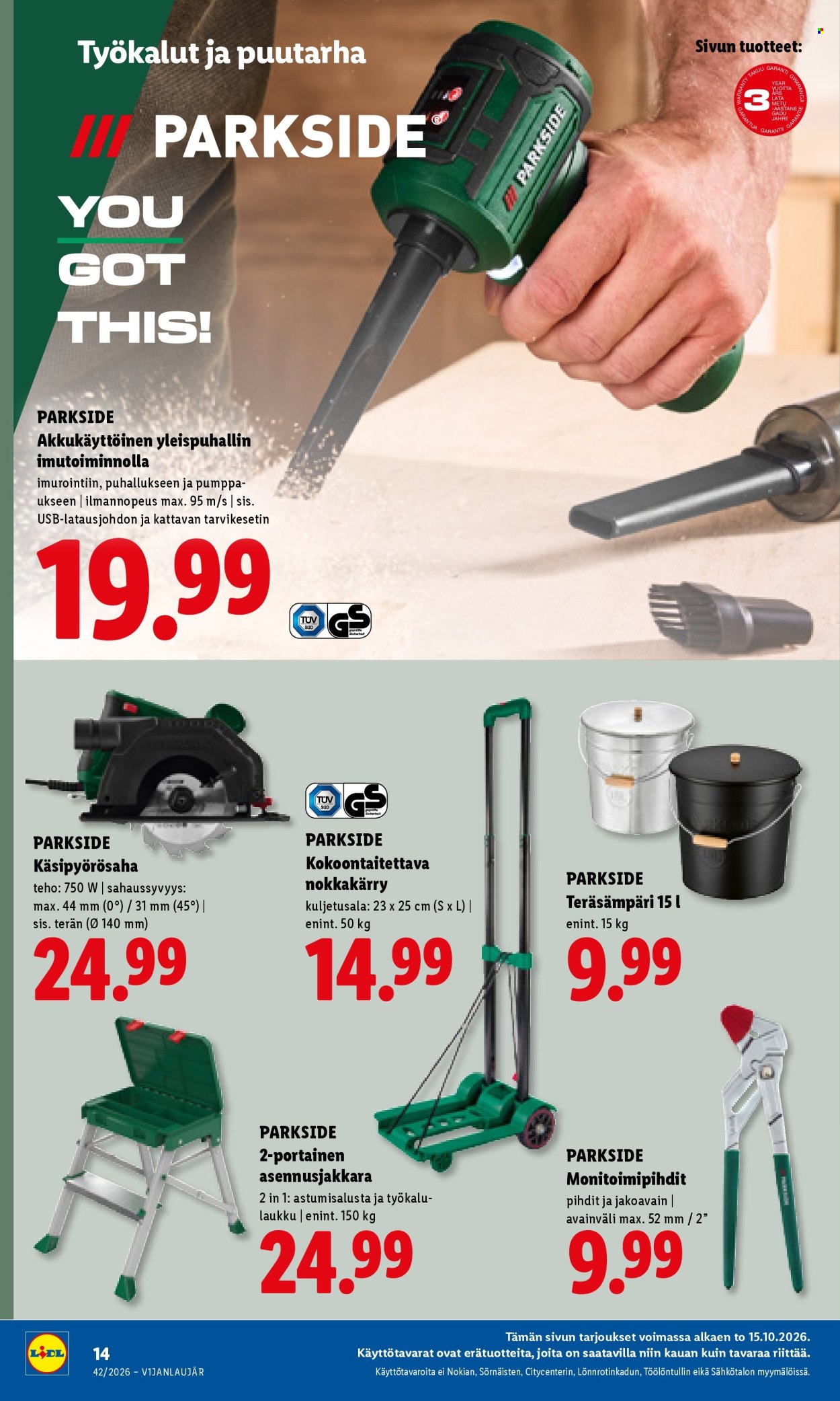 Lidl tarjoukset - 15.10.2026 - 18.10.2026. Sivu 20