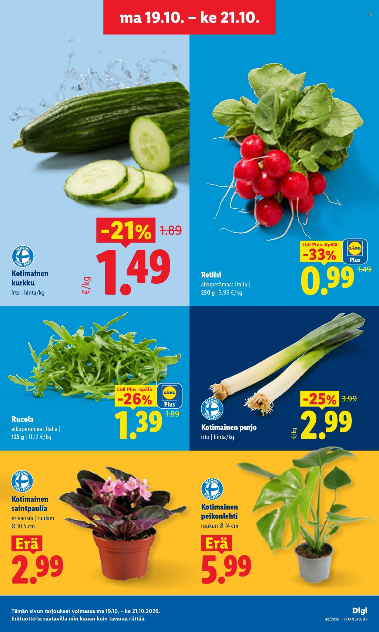 Lidl tarjoukset - 19.10.2026 - 21.10.2026. Sivu 3