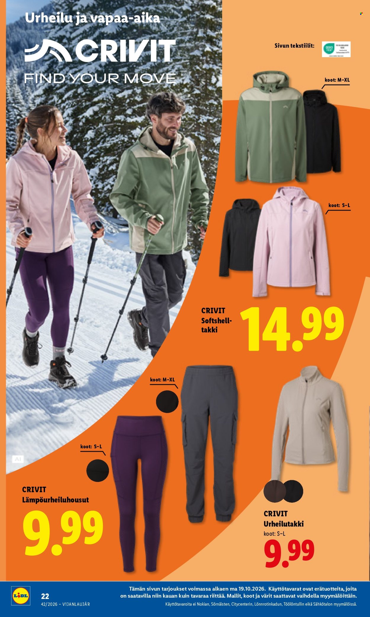 Lidl tarjoukset - 19.10.2026 - 21.10.2026. Sivu 18