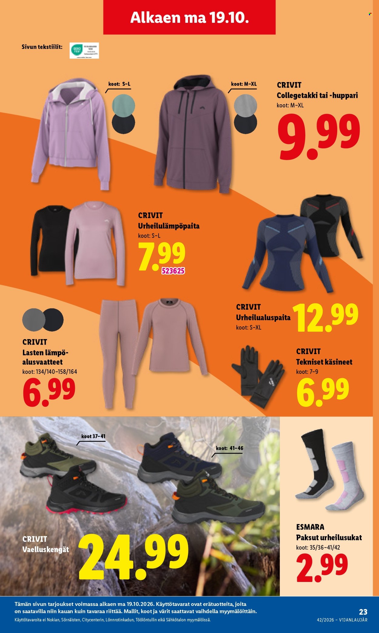 Lidl tarjoukset - 19.10.2026 - 21.10.2026. Sivu 19