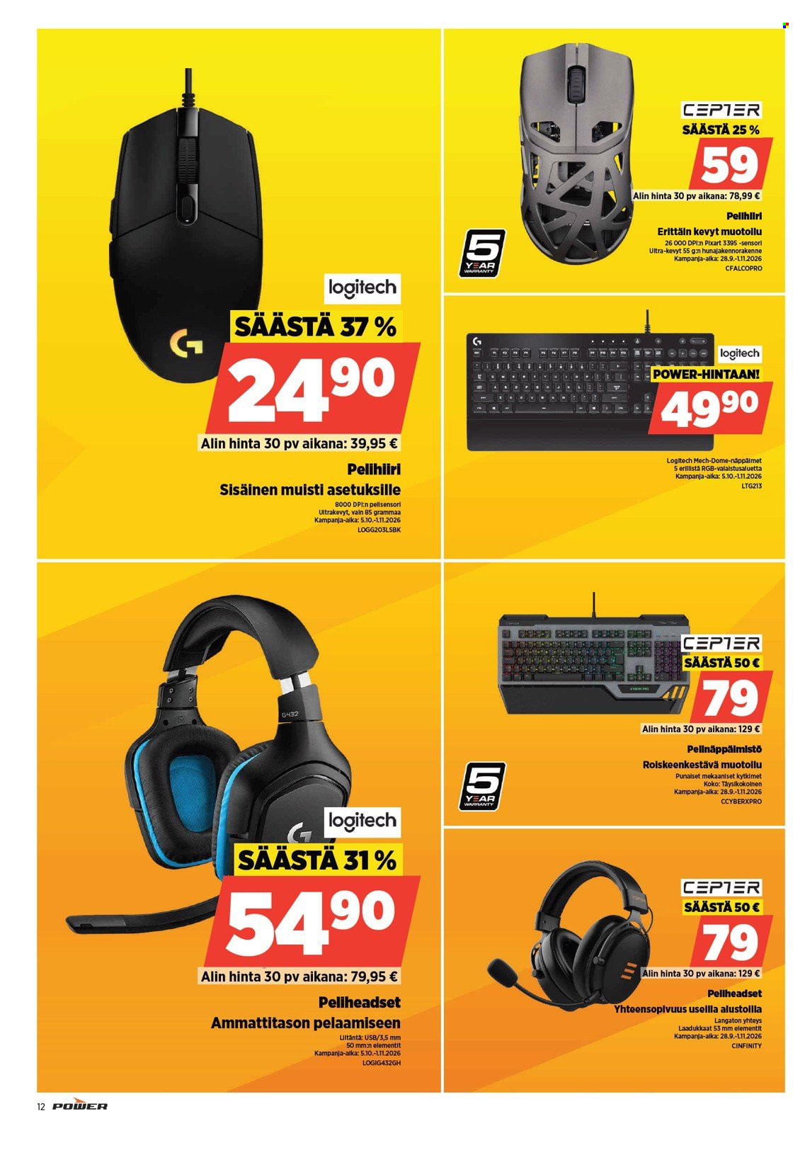 Power tarjoukset. Sivu 12