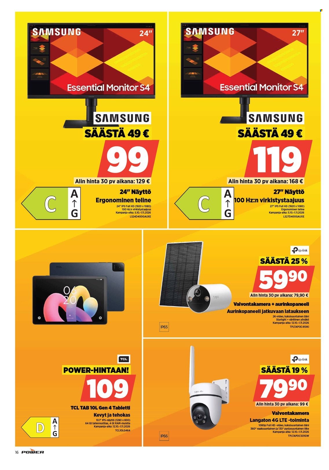 Power tarjoukset. Sivu 16