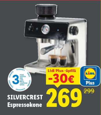 SILVERCREST Espressokone